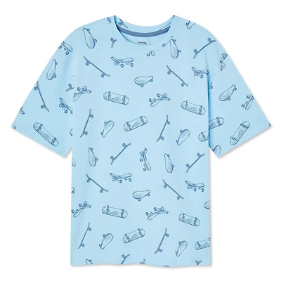 T-shirt à encolure ras du cou de coupe surdimensionnée George pour garçons
