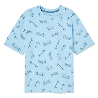 T-shirt à encolure ras du cou de coupe surdimensionnée George pour garçons