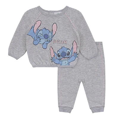 Disney Stitch Jogger Pants Set, Sizes: 0/3M - 18/24M