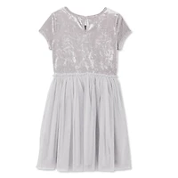 George Girls' Foil Dot Dress