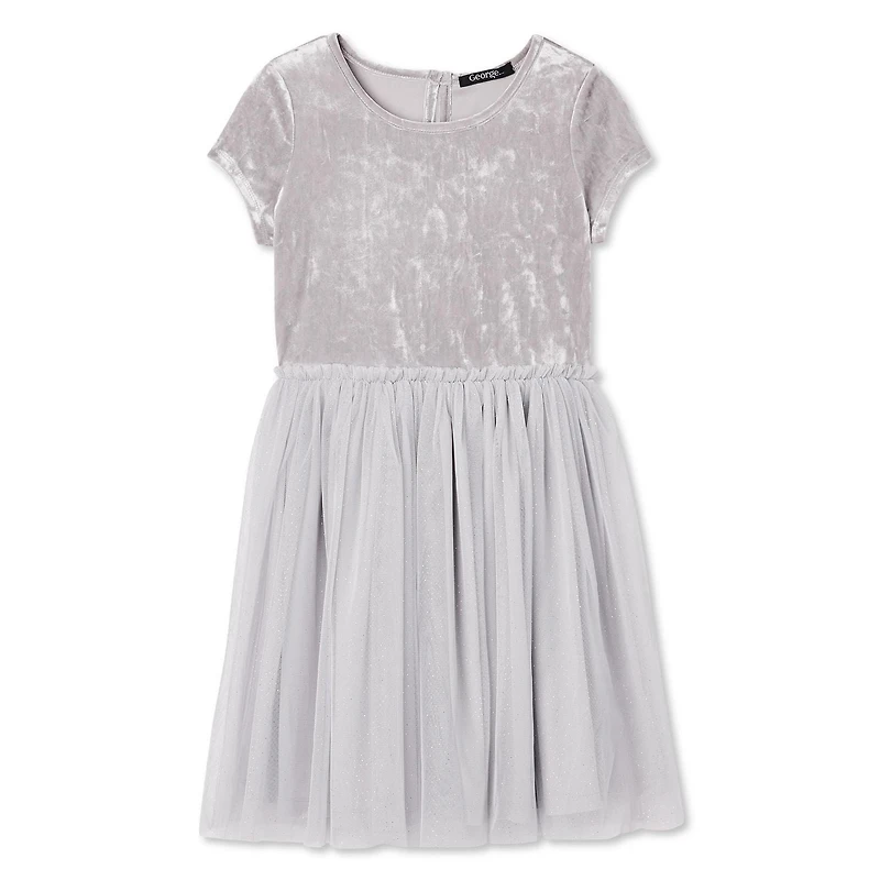 George Girls' Foil Dot Dress