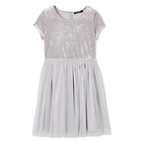 George Girls' Foil Dot Dress