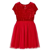 Robe à motif de pois métalliques George pour filles