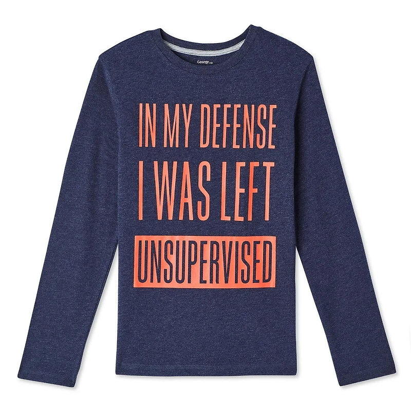 George Boys' Long Sleeve Graphic Tee