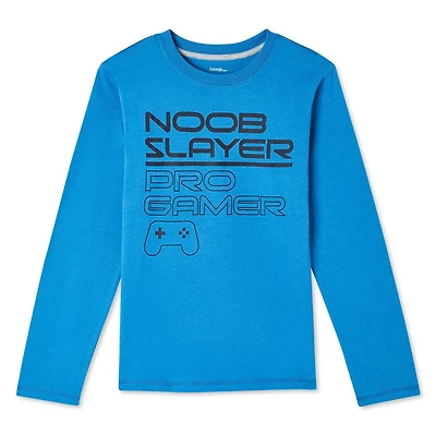 T-shirt à manches longues avec imprimé graphique George pour garçons