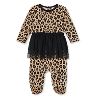 Grenouillère avec tutu George pour bébés filles