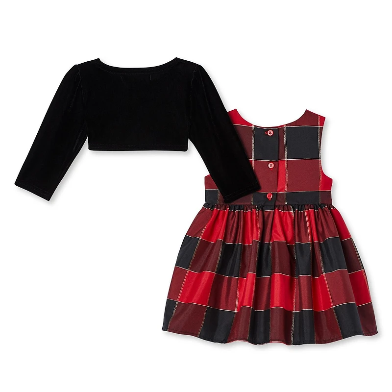 George Baby Girls' Sleeveless Dress and Bolero 2-Piece Set