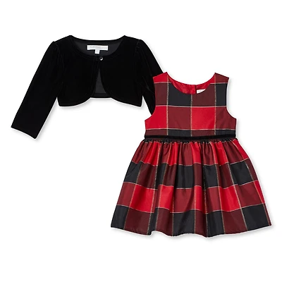 George Baby Girls' Sleeveless Dress and Bolero 2-Piece Set