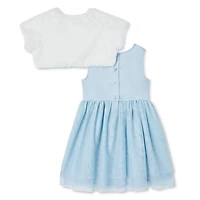 George Toddler Girls' Dress and Faux Fur Bolero 2-Piece Set