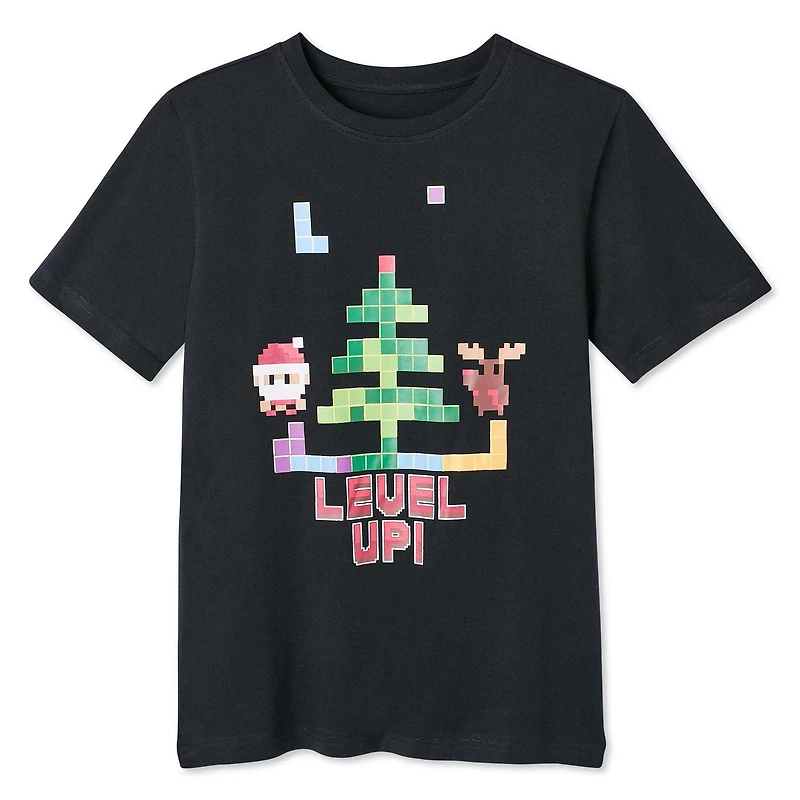 T-shirt à manches courtes au thème des fêtes George pour garçons