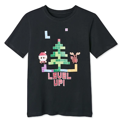 T-shirt à manches courtes au thème des fêtes George pour garçons