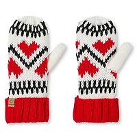 Mitaines jacquard Canadiana pour filles