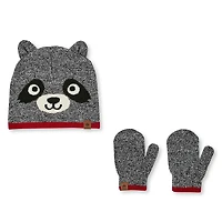 Canadiana Toddlers' Unisex Hat and Mittens 2-Piece Set