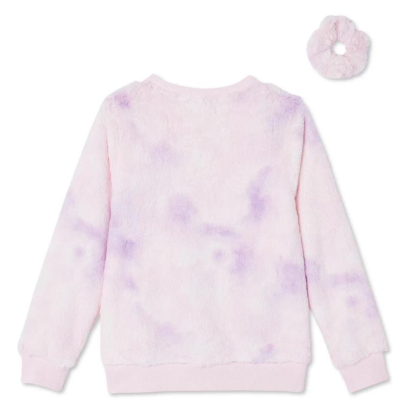 Chandail en tricot peluché avec chouchou Btween pour filles
