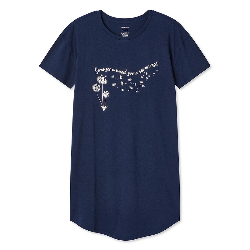 Chemise de nuit imprimée George pour femmes