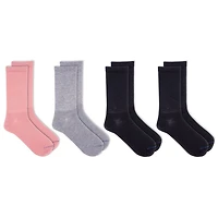 Dr. Scholl's Ladies Diabetic and Circulatory Crew Socks - 4 Pair Pack - soft, non-binding top and with temperature regulating technology, Diabetic socks - Ladies