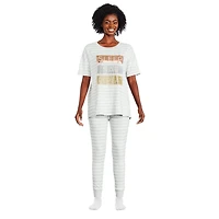 George Women's Tee and Pant Pajamas 2-Piece Set