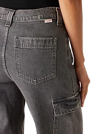 Levi Strauss Signature™ Women's  Cargo Wide Leg Jeans, Available sizes: 2 – 18
