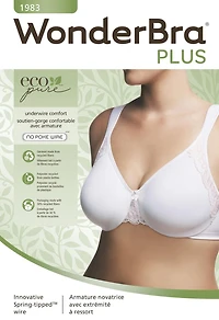 Soutien-gorge à armature No Poke de WonderBra Plus Tailles 42B 44DD