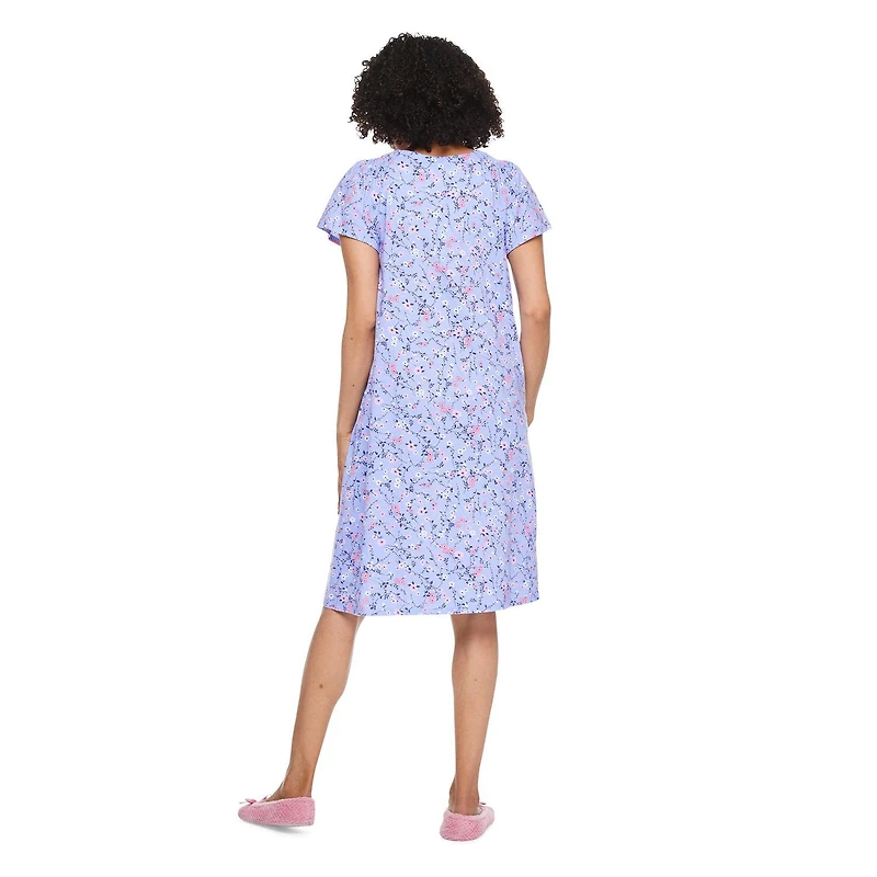Robe de nuit à encolure dégagée Iyla pour femmes
