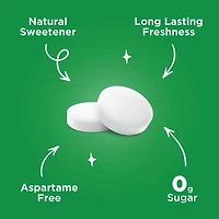 PUR Menthes, Sans Aspartame, Édulcorée au Xylitol, Saveur Naturel de Menthe Verte 30 Pièces, Paquet de 1