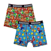 SUPER MARIO BROS. CALEÇONS DE GARÇON, PAQUET DE 2