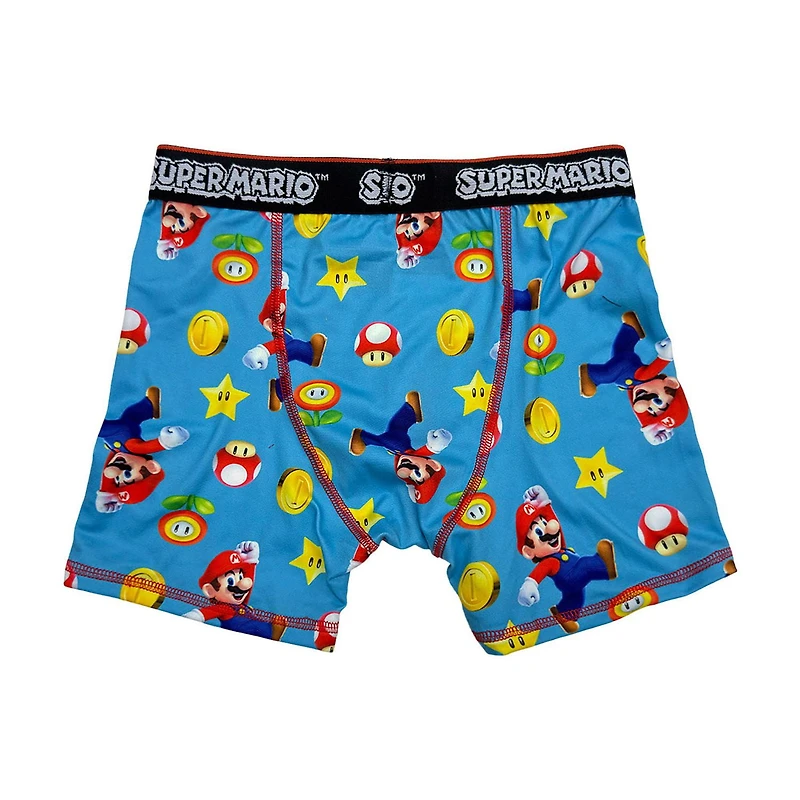 SUPER MARIO BROS. CALEÇONS DE GARÇON, PAQUET DE 2