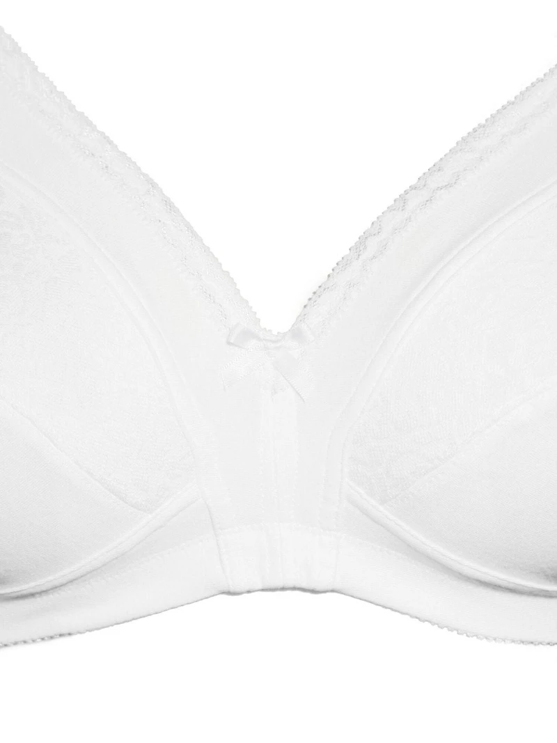Warners Women's Soft Cotton Stretch Wireless Comfort Bra, Sizes 36B - 42DD