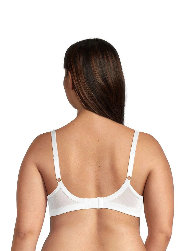 Soutien-gorge confort extensible sans armatures à maintien ferme pour femmes Warners Tailles 36B