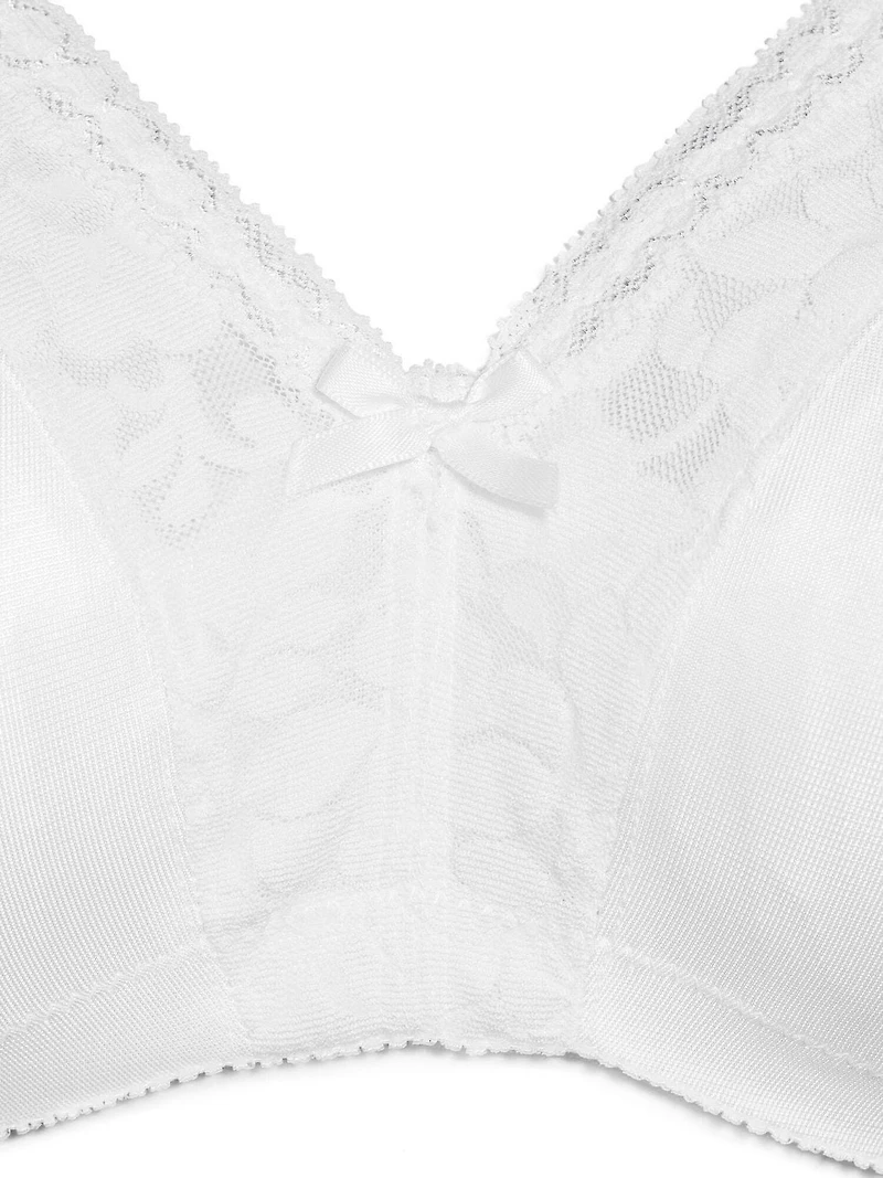 Soutien-gorge confort extensible sans armatures à maintien ferme pour femmes Warners Tailles 36B - 42D