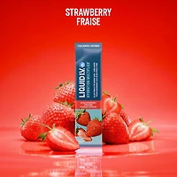 Liquid I.V. Strawberry Hydration Multiplier Electrolyte Drink Mix, 16g Mix/10 units