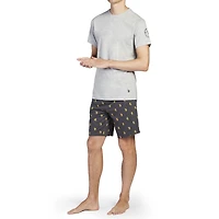 U.S. POLO ASSN. Men's Short Sleeve Crew Tee and Knit Short Sleep Set