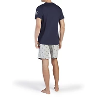 U.S. POLO ASSN. Men's Short Sleeve Crew Tee and Knit Short Sleep Set