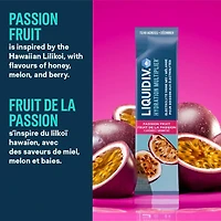 Liquid I.V. Passion Fruit Hydration Multiplier Electrolyte Drink Mix, 16g Mix/6 units