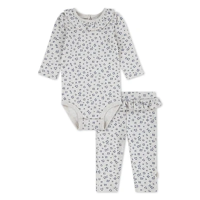Huggies® Bodysuit and Pants Set, Sizes: NB0/3M - 9M