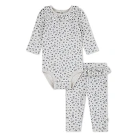 Huggies® Bodysuit and Pants Set, Sizes: NB0/3M - 9M
