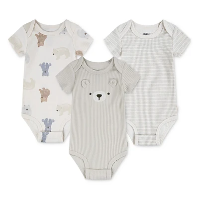 Huggies® Short Sleeve Bodysuits 3-Pack, Sizes: 0/3NB - 9M