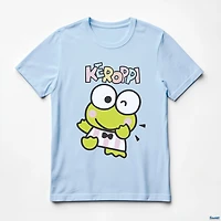 Keroppi Light Blue T-Shirt for Women – Sanrio Character Apparel
