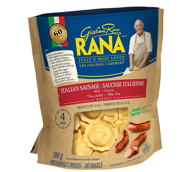 Saucisse italienne ravioli Rana