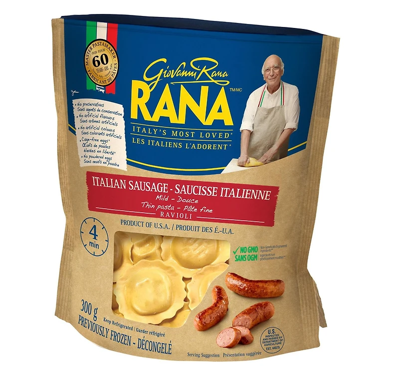 Saucisse italienne ravioli Rana