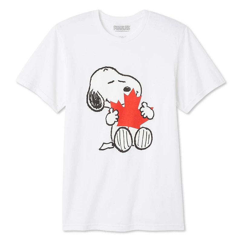 Peanuts Women's Snoopy Boyfriend Fit Tee