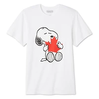 Peanuts Women's Snoopy Boyfriend Fit Tee