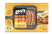 Lou's Kitched Sliced Peameal Bacon, 454 g
