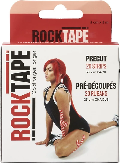 ROCKTAPE RUBAN KINÉSIOLOGIE PRÉDÉCOUPÉ BEIGE