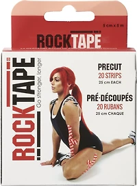 ROCKTAPE RUBAN KINÉSIOLOGIE PRÉDÉCOUPÉ BEIGE