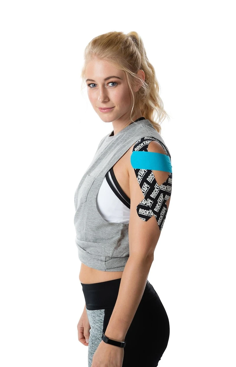 ROCKTAPE RUBAN KINÉSIOLOGIE PRÉDÉCOUPÉ BEIGE