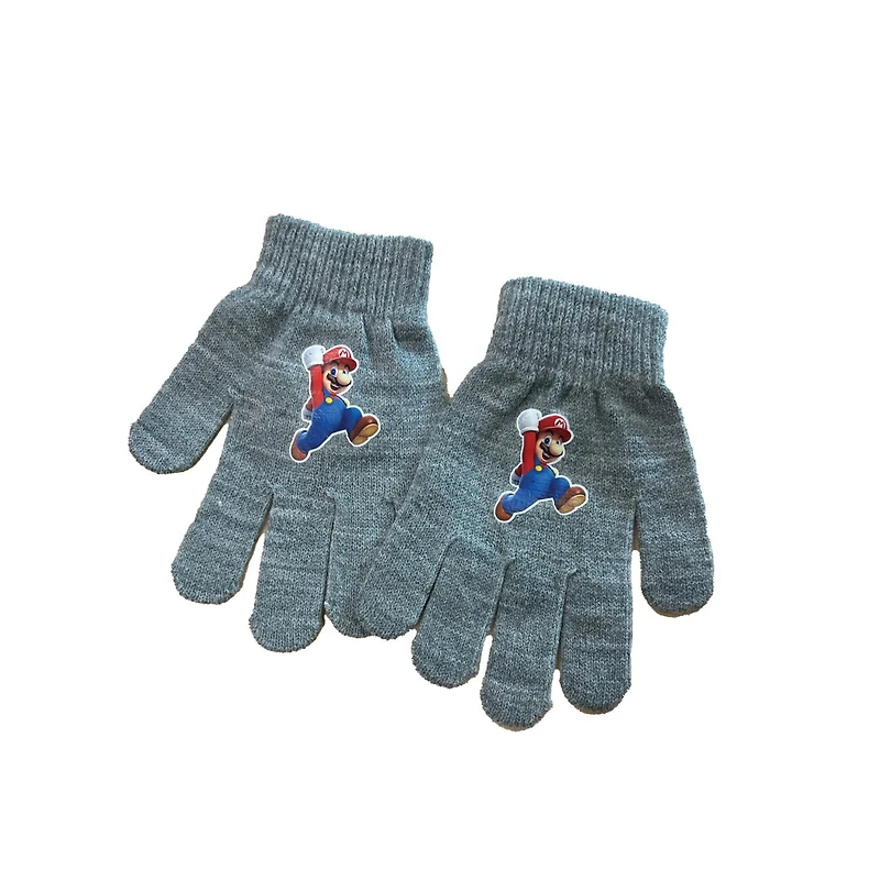 Ensemble Super Mario Hat/Glv sous licence pour jeunes