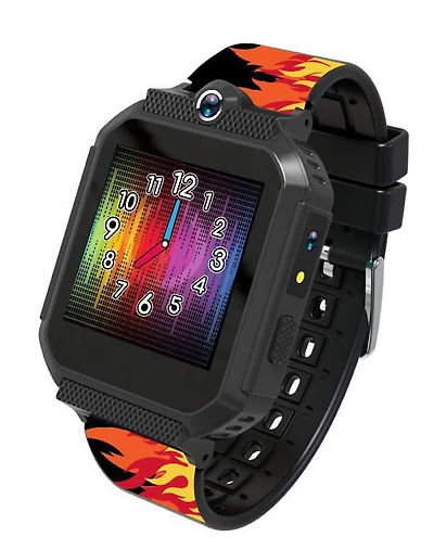 Montre de jeux interactifs avec température corporelle iTIME pour enfants Style flammes