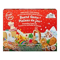 Plateau de jeu + trousse de décoration de biscuits Miettes et son aventure du biscuit des Fêtes Create A Treat -