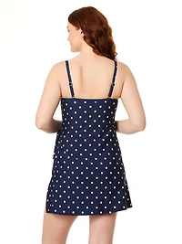 Lands' End Women's Size S-XXL Nylon Spandex Swim Dress